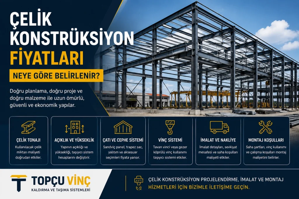Çelik Konstrüksiyon Fiyatları Neye Göre Belirlenir?