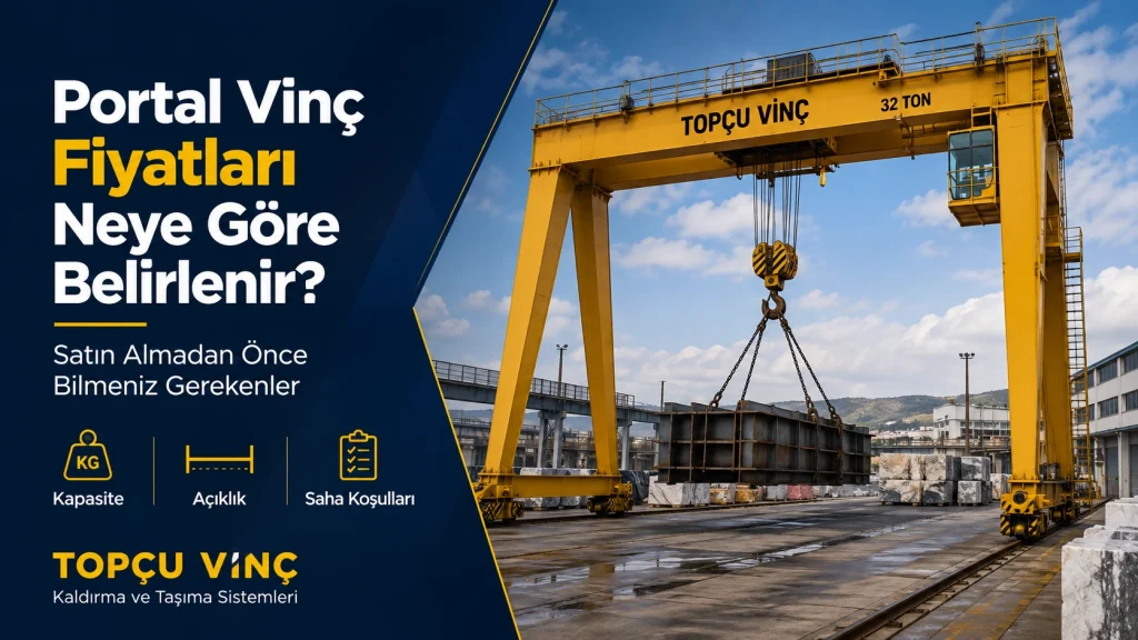 Portal Vinç Fiyatları Neye Göre Belirlenir?